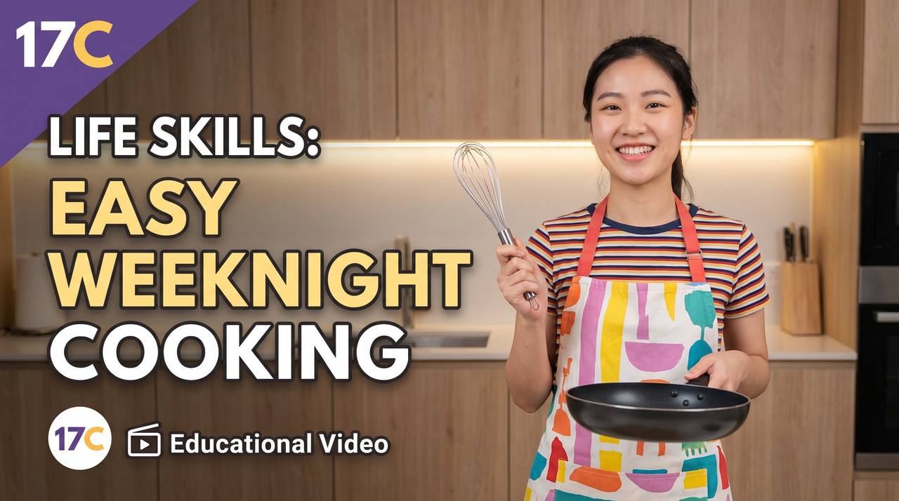 17C生活技能视频教程 - 厨房料理技巧